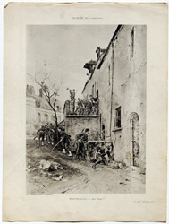 antique print from l'art francaise